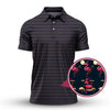 Maxcorners Flamingo Golf Shirt, Halloween Golf Shirt, Funny Pattern Golf Shirt For Golfer