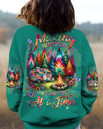 Maxcorners Making Memories One Campfire At A Time Tie Dye All Over Print LM2101