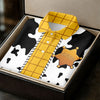 Maxcorners Cowboy Toy Hawaiian Golf Shirt, Cartoon Style Women's Golf Tops, Ladies Golf Shirts LM1507