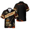 Maxcorners Pumpkin Fishing SPF Shirt, Halloween Fishing Men Jersey, Funny Fishing Shirt, Presents For Fishermen