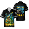 Maxcorners Don't Bother Me While I'm Fishing Unless You Brought Beer Funny Fishing Shirt, SPF Shirt, Fishing Shirts For Men