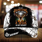 Maxcorners I've Got Hunting In My Heart Jesus In my Veins 3D Multicolor Personalized Cap