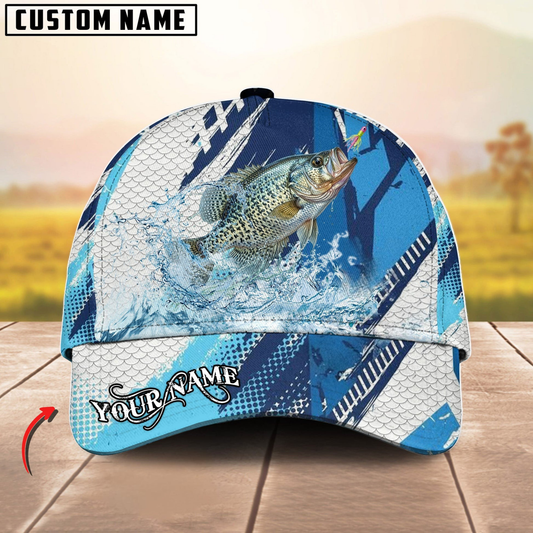 Maxcorners Fishing Technical Fish Scale Personalized Cap (13 Breeds)