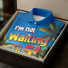 Maxcorners I'm Not Waiting Til 5 Funny Parrot Hawaiian Golf Shirt, Women's Golf Tops, Ladies Golf Shirts LM1507