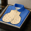 Maxcorners Blue Funny Dickhead Faux Chest Golf Shirt, Women’s Golf Apparel, Performance Golf Shirt LM1507