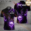 Maxcorner Thunder Reaper Golf Polo Shirt Customized Name, Team Name 3D Shirts (4 Colors)