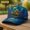Maxcorners Dead Men And The Sea Swordfish Skeleton Fishing Cap, Personalized Hats For Men, Fishing Hats For Men
