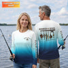 Maxcorners Personalized Fishing Shirt, Christian Fishing, Hooked On Jesus, Faith Fisherman Shirt, Fishing Gifts For Men