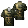 Maxcorners Fish Reaper Camo Fishing Shirt, Funny Fishing T-Shirt, UV Protection Clothing