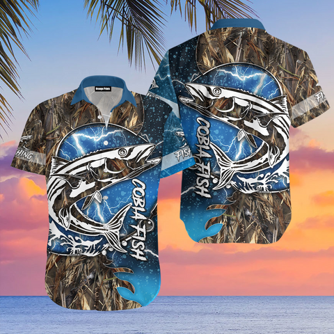 Maxcorner Fishing Cobia Fishing Hawaiian Shirt