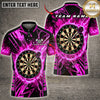 Maxcorners Darts Electric Strike Geometric Dartboard Multiple Options Personalized Name, Team Name 3D Shirt