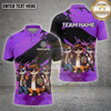 Maxcorners Darts Shirt Gangster Cat Crew Multiple Options Personalized Name, Team Name 3D Shirt