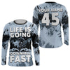 Maxcorners Life Is Going Downhill Fast Cycling Customize Name 3D Shirts
