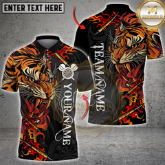 Maxcorners Power Tiger Darts Multicolor Customized Name, Team Name 3D Shirt