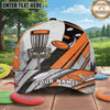 (8 Colors) Maxcorners Disc Golf Mountain Flying Discs & Chain Basket Personalized Name 3D Cap LM3009