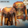 Maxcorners Fishing Sunset Lake Bigfoot Fisherman I Don’t Need Therapy I Just Need To Go Personalized Name, Team Name 3D Long Sleeve Shirt (Mahi-mahi, Tuna, Chinook, Marlin, Striped Bass, Salmon)