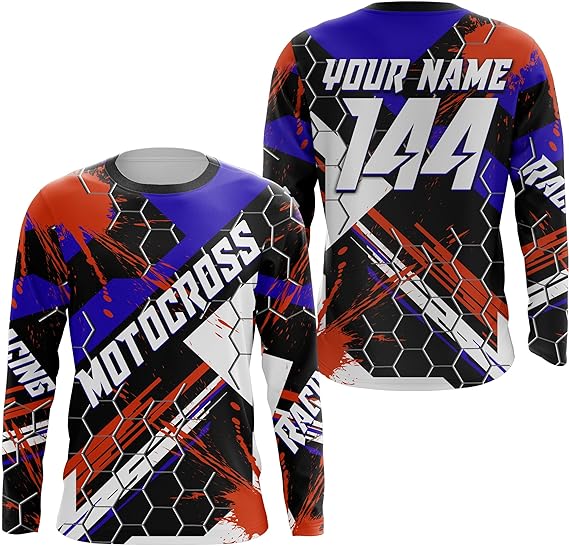 Maxcorners Motocross MX Customize Name And Number 3D Shirts