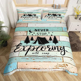 Maxcorners Happy Camping Bedding Set