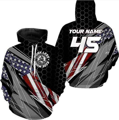 Maxcorners Motocross American Motox 2 Customize Name And Number 3D Shirts