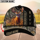 Maxcorners The Unique Premium Deer Hunting Camouflage Pattern Multicolor Personalized Name 3D Cap