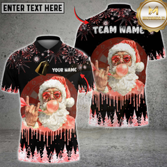 Maxcorners Darts Santa Bubblegum Multicolor Customized Name, Team Name 3D Shirt
