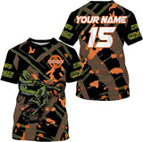 Maxcorners Camo Motocross Xtreme Customize Name And Number 3D Shirts