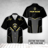 Maxcorners Golden Team Billiards Team Custom Hawaiian Shirt