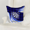 Maxcorners Darts Classic Plaid Target Multicolor Customized Name 3D Pillow