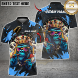 Maxcorners Darts King Ape Dartboard Multicolor Customized Name, Team Name 3D Shirt