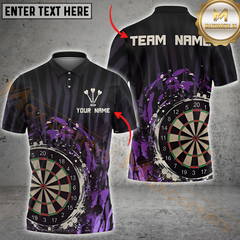 Maxcorners Darts Splash Multicolor Customized Name, Team Name 3D Shirts