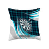 Maxcorners Darts Classic Plaid Target Multicolor Customized Name 3D Pillow