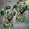 Maxcorners 8Ball Pool Shirt Graffiti Splash Art Billiards Hustle Style Multi Options Personalized Name, Team Name Unisex 3D Shirt (4 Colors)