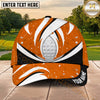 Maxcorners Golf Abstract Golf Ball Modern Swirl Golf Club Pattern Personalized Name 3D Classic Cap