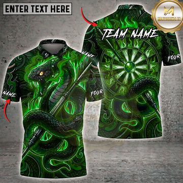 Maxcorners Darts Mystic Dragon Energy Orb Multiple Options Personalized Name, Team Name 3D Shirt