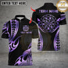 Maxcorners Polynesian Tattoo Dartboard Multicolor Customized Name, Team Name 3D Shirts