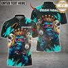 Maxcorners Billiard King Ape 8-Ball Pool Multicolor Customized Name, Team Name 3D Shirt