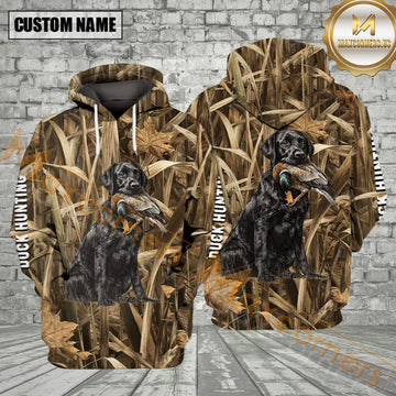 Maxcorners Duck Hunting Funny Black Lab Duck Hunter All Over Print Shirt Best Gift For Hunter