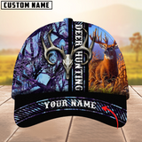 Maxcorners Epic Sarin Design Deer Hunting Multicolor Option Personalized Name 3D Cap