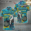 Maxcorners Darts Bullseye Bound Eagle Motivation Multiple Options Personalized Name, Team Name 3D Shirt