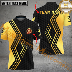Maxcorners Golf Line Breaker Multicolor Option Customized Name, Team Name 3D Polo Shirt