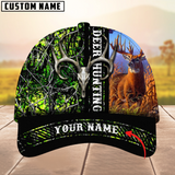 Maxcorners Epic Sarin Design Deer Hunting Multicolor Option Personalized Name 3D Cap