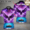 Maxcorners Billiard 8-Ball Pool American Eagle Thunder Multicolor Personalized Name, Team Name 3D Shirt