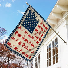 Maxcorners Camping Happy American US Flag VT24