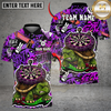 Maxcorners Darts Gumpy Turtle Graffiti Personalized Name, Team Name Unisex Shirt (4 Colors)
