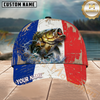 Maxcorners Fishing Bass National Flag Personalized Name 3D Cap
