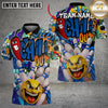 Maxcorners Bowling & Pins Funny Pepper Chili Out Customized Name, Team Name 3D Shirt (4 Colors)