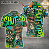 Maxcorners Darts Shut Up Cool Kid Graffiti Multiple Options Personalized Name, Team Name 3D Shirt