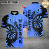 Maxcorners Scratch Dart Design Multicolor Customized Name, Team Name 3D Shirts