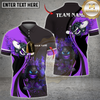 Maxcorners  Flaming King Bowling Multicolor Customized Name, Team Name 3D Shirts