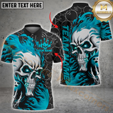 Maxcorners Bowling Ghostfire Ball Pattern Multicolor Options Personalized Name, Team Name 3D Shirt